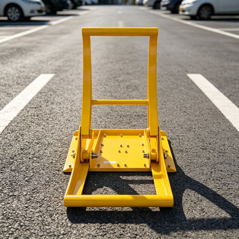 耐候性のある携帯車両バリカードと13 kgの折りたたみ可能な衝突防護具 駐車場や建設現場