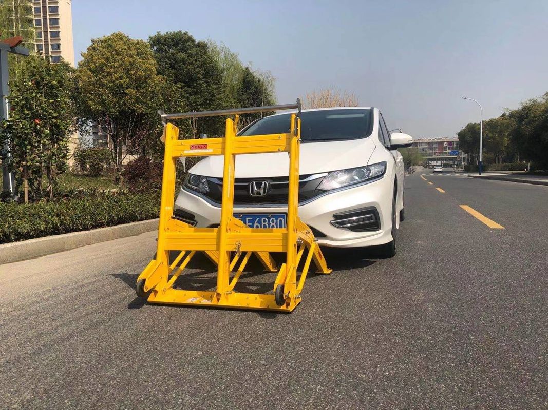 アルミ合金 折りたたむ設計と電磁噴霧により耐久性が向上するポータブル車両バリア