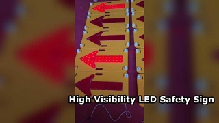 LED照明付きアローボードのテストとパッケージング