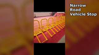 MVB 移動式車両バリアの設置